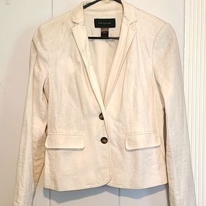 Ann Taylor linen blazer